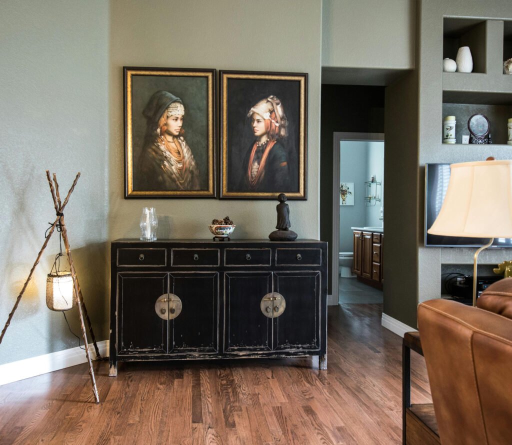 art installation in home